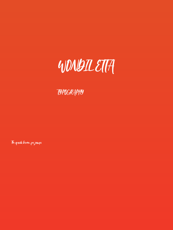 Wondiletta Poster