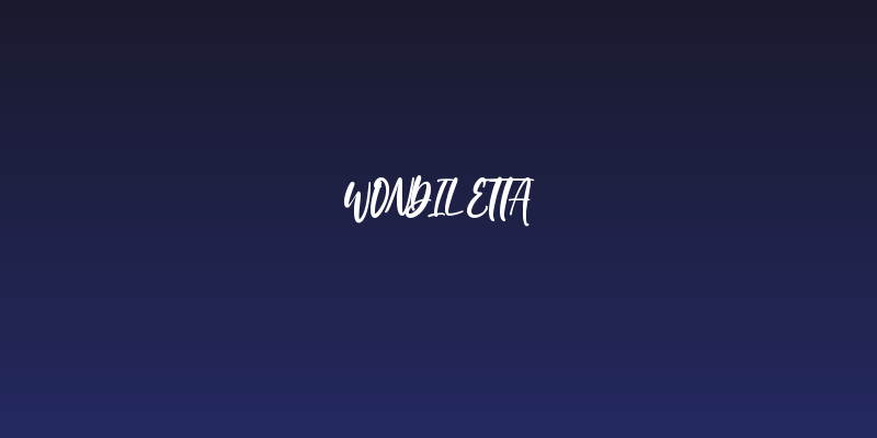 Wondiletta Social Header