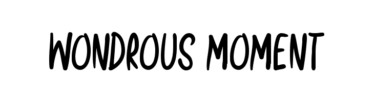 Wondrous Moment  免费字体下载