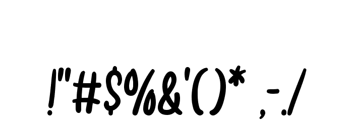 Wondrous Moment Font OTHER CHARS