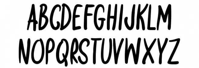 Wondrous Moment फ़ॉन्ट लोअरकेस