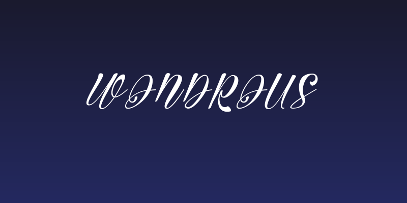 Wondrous Social Header