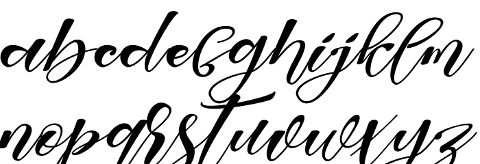 Wondrous Font LOWERCASE