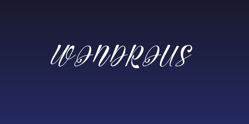 Wondrous Social Header