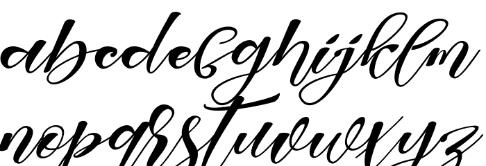 Wondrous Font LOWERCASE