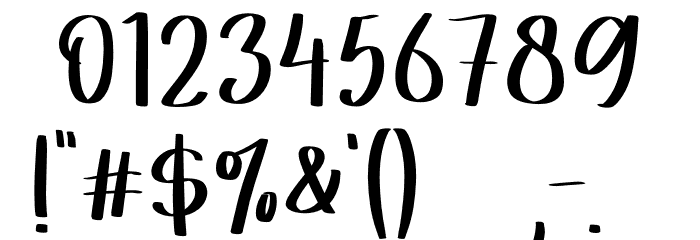 Wong Sepele - Personal Use Font OTHER CHARS
