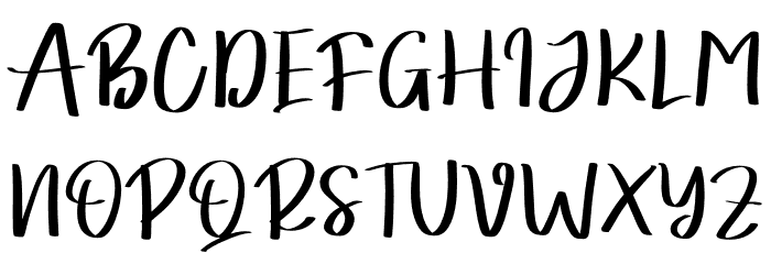 Wong Sepele - Personal Use Font UPPERCASE