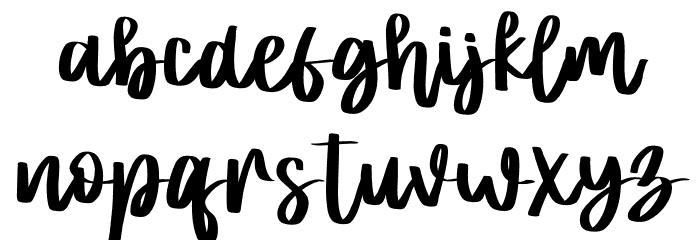 Wong Sepele - Personal Use Font LOWERCASE