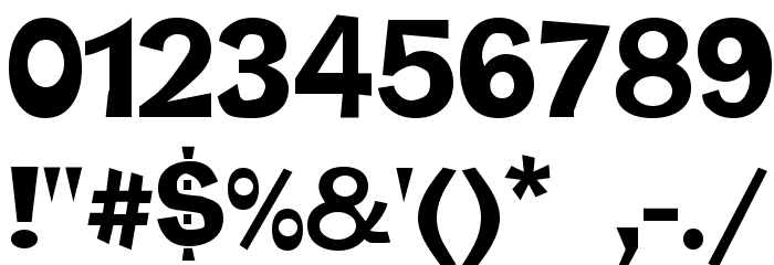 Wonkers Font Alte caractere