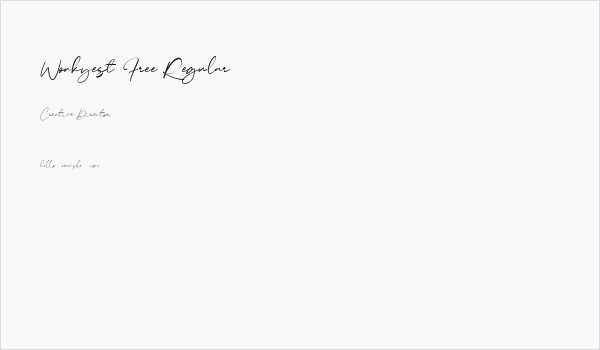 Wonkyest Free Regular Business Card