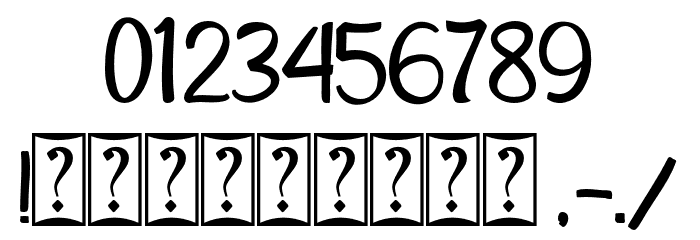 WonolandPark Font OTHER CHARS