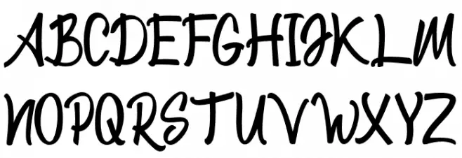 WonolandPark Font UPPERCASE