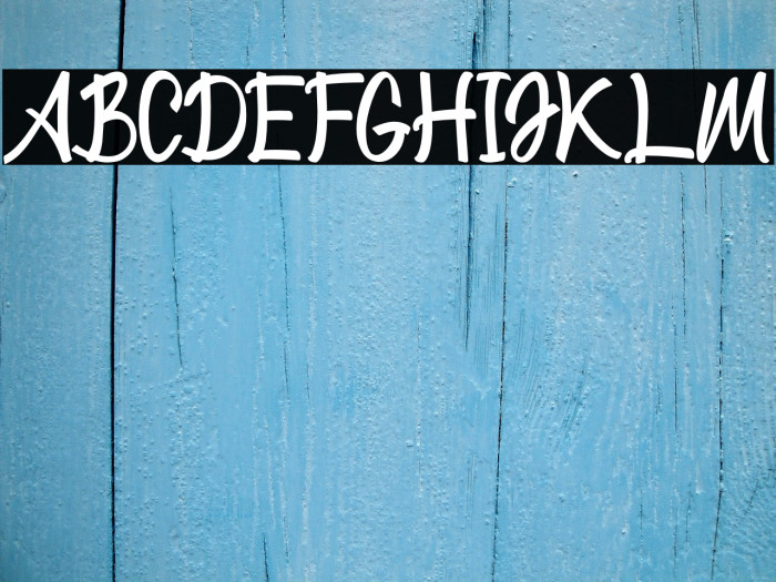 WonolandPark Font examples