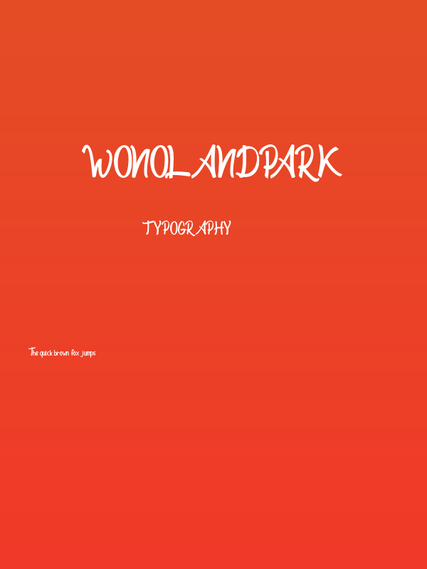 WonolandPark Poster