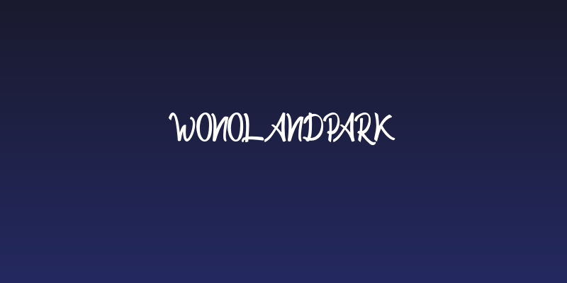WonolandPark Social Header