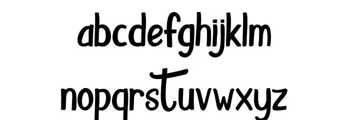 WonolandPark Font LOWERCASE