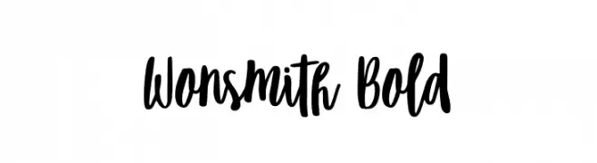 Wonsmith Bold  Скачать бесплатные шрифты