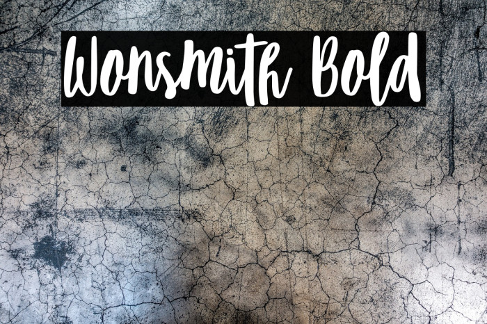 Wonsmith Bold Example 1