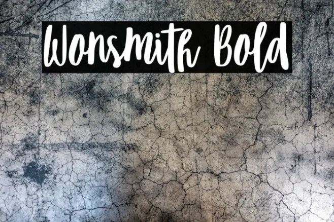 Wonsmith Bold Example 1