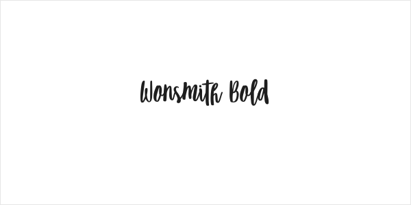 Wonsmith Bold Logo