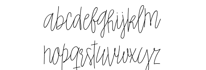 Wonsmith Light Font LOWERCASE