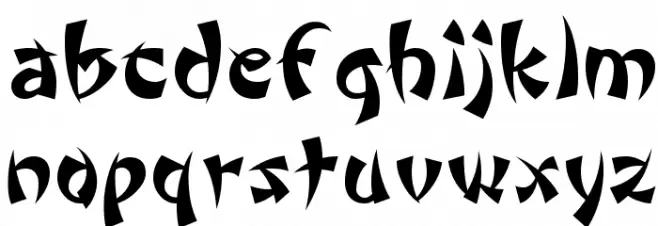 Wonton by Da Font Mafia Schriftart Kleinbuchstaben