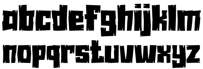 Woocaza Font LOWERCASE