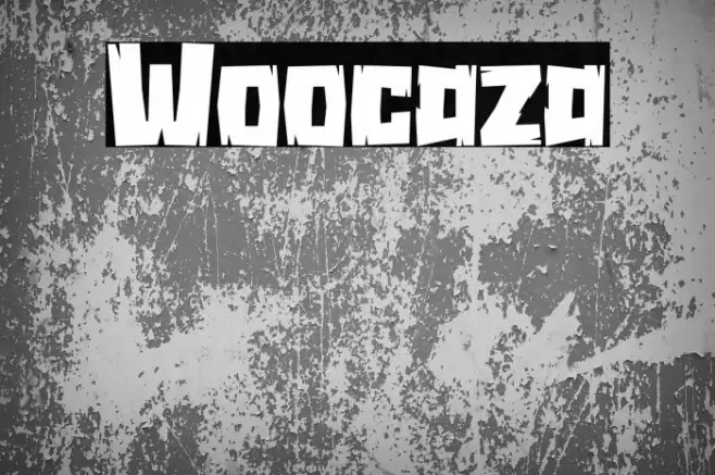 Woocaza Font examples