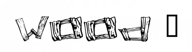 Wood 2  Frei Schriftart Herunterladen