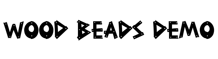 Wood Beads Demo  les polices de caractères gratuit tlcharger