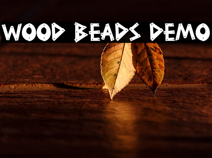 Wood Beads Demo Example 3