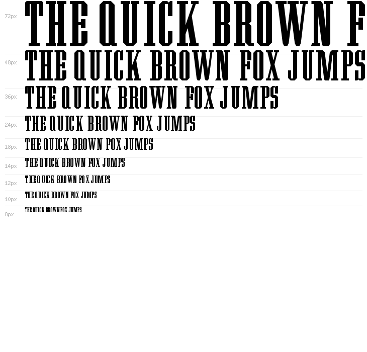 Wood Block One Regular Waterfall