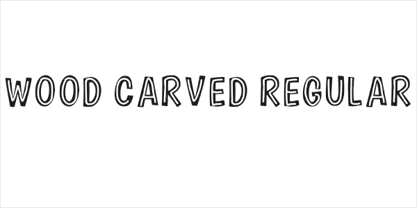 Wood Carved Regular Logo