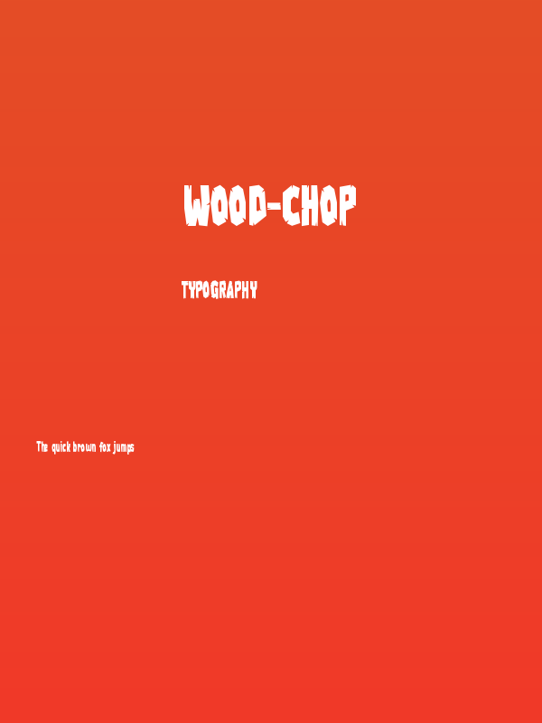 Wood-Chop Poster