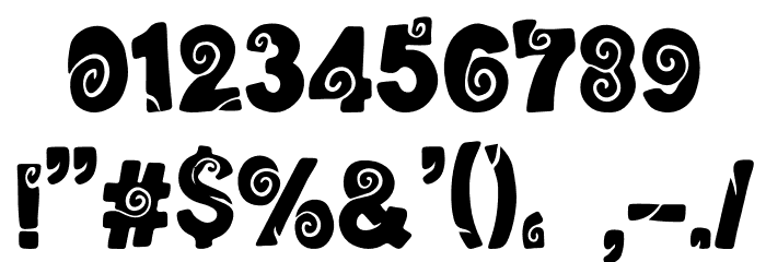 Wood Craft Font OTHER CHARS