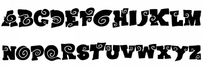 Wood Craft Schriftart Groß