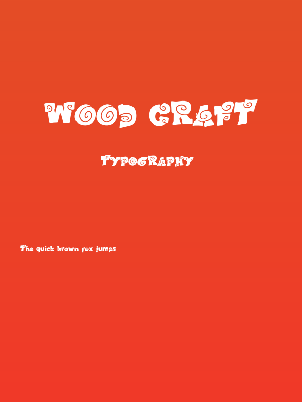 Wood Craft Poster