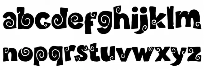 Wood Craft خط أحرف صغيرة