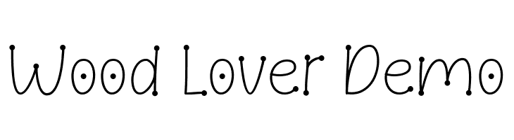 Wood Lover Demo Шрифта