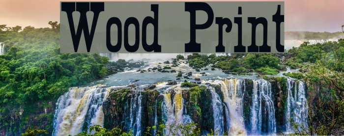 Wood Print Example 1