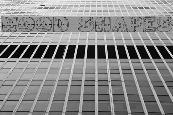 Wood Shapes Font examples