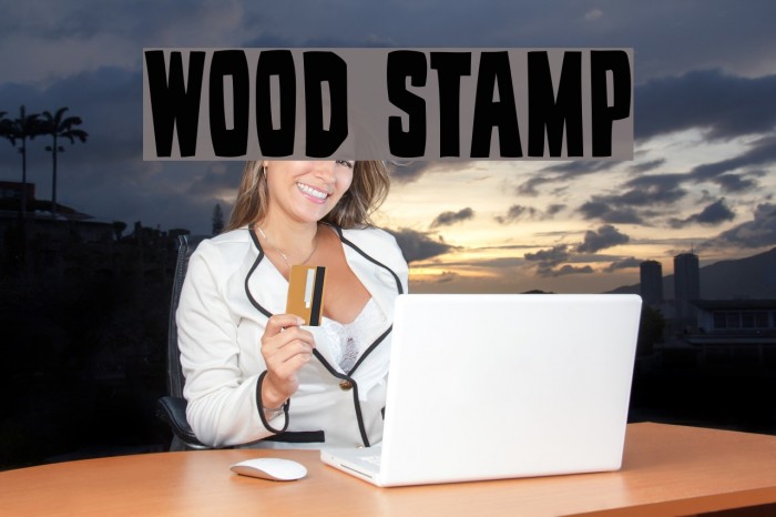 Wood Stamp Font examples