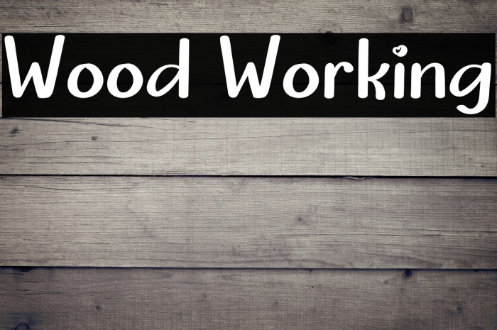 Wood Working Example 1