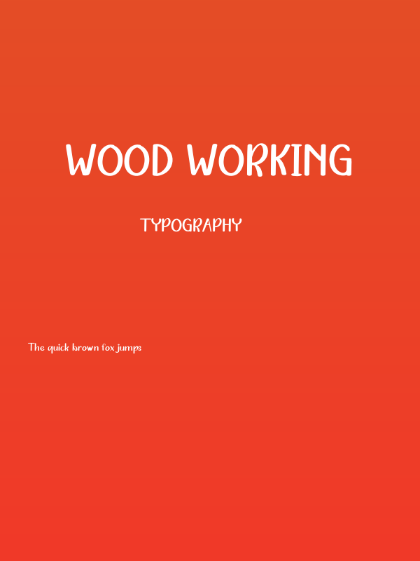 Wood Working Poster