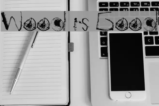 Wood is Good Font examples