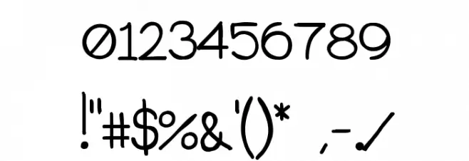 WoodCabin Font OTHER CHARS