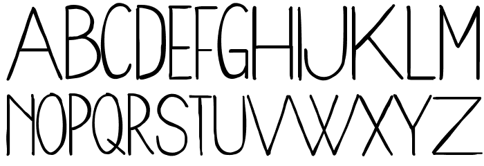 WoodCabin Font LOWERCASE