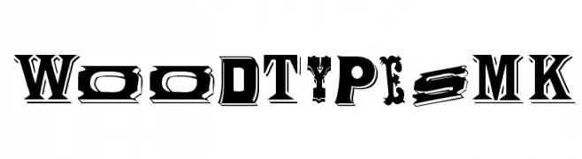WoodTypesMK  Скачать бесплатные шрифты