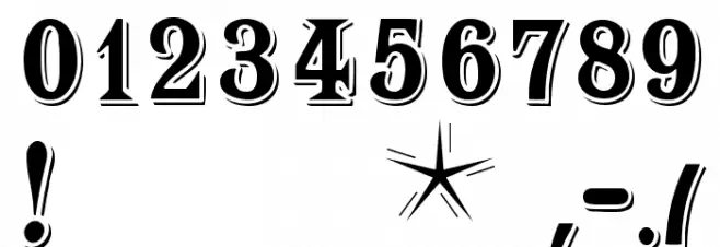 WoodTypesMK Font Alte caractere