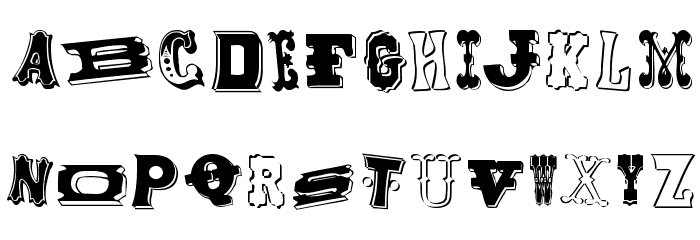 WoodTypesMK Font Litere mici